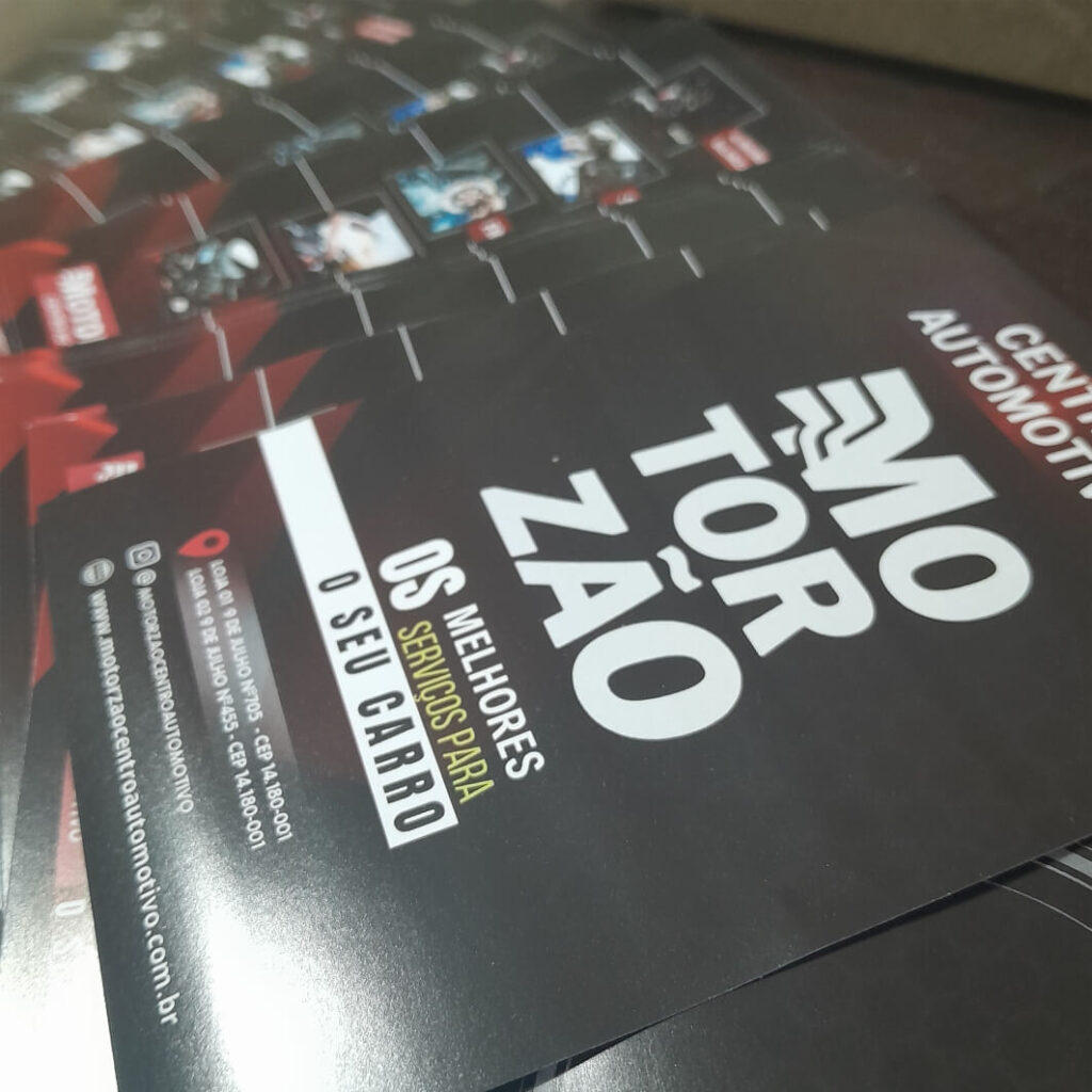 Panfletos e folders personalizados para divulgação empresarial
