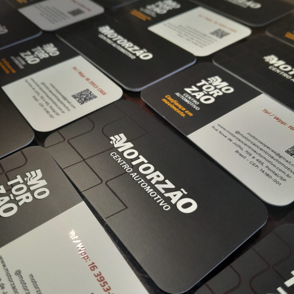 Cartão de visita personalizado para empresas com entrega em todo o Brasil