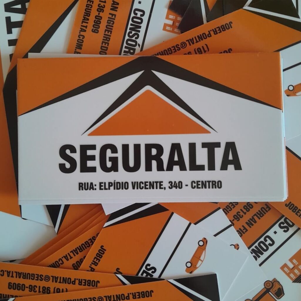 Cartão de visita personalizado para empresas com entrega em todo o Brasil