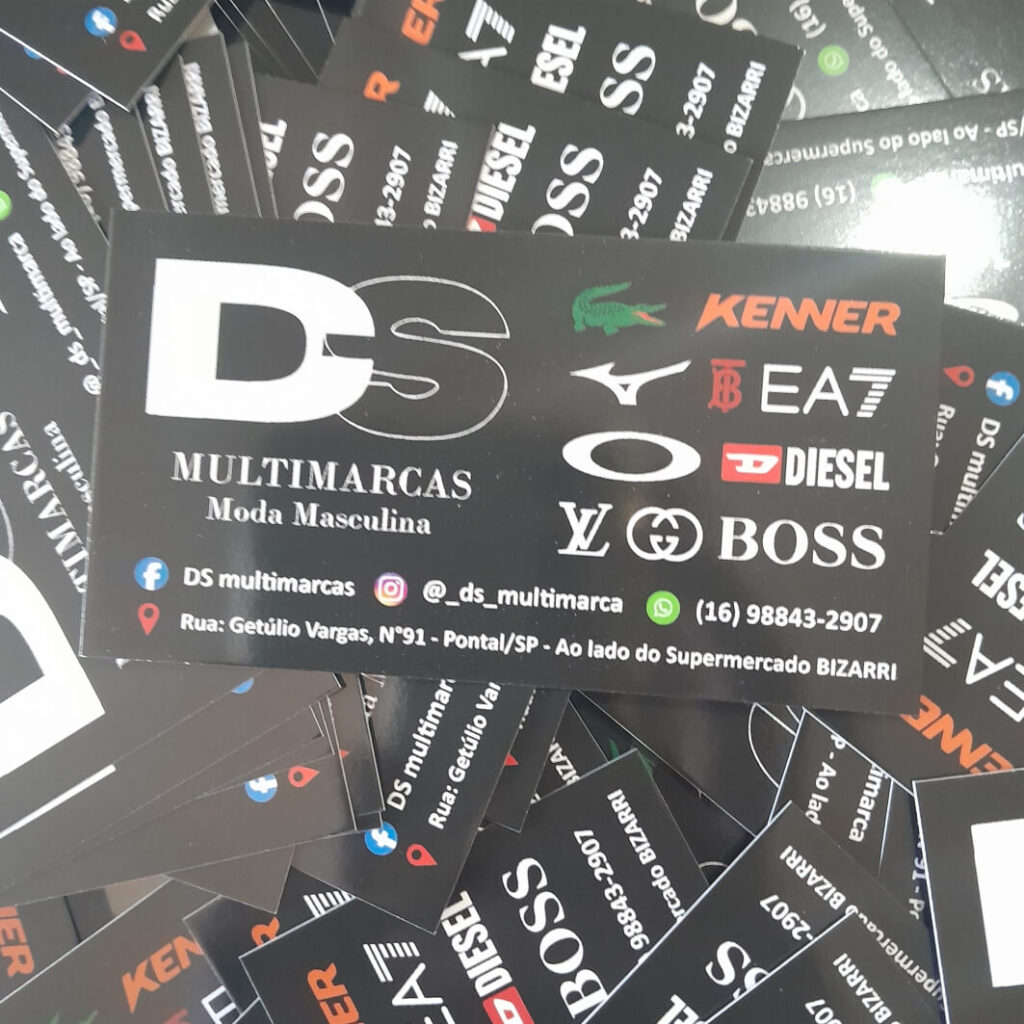 Cartão de visita personalizado para empresas com entrega em todo o Brasil