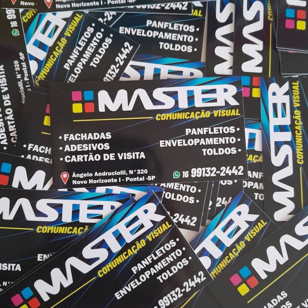 Cartão de visita personalizado para empresas com entrega em todo o Brasil