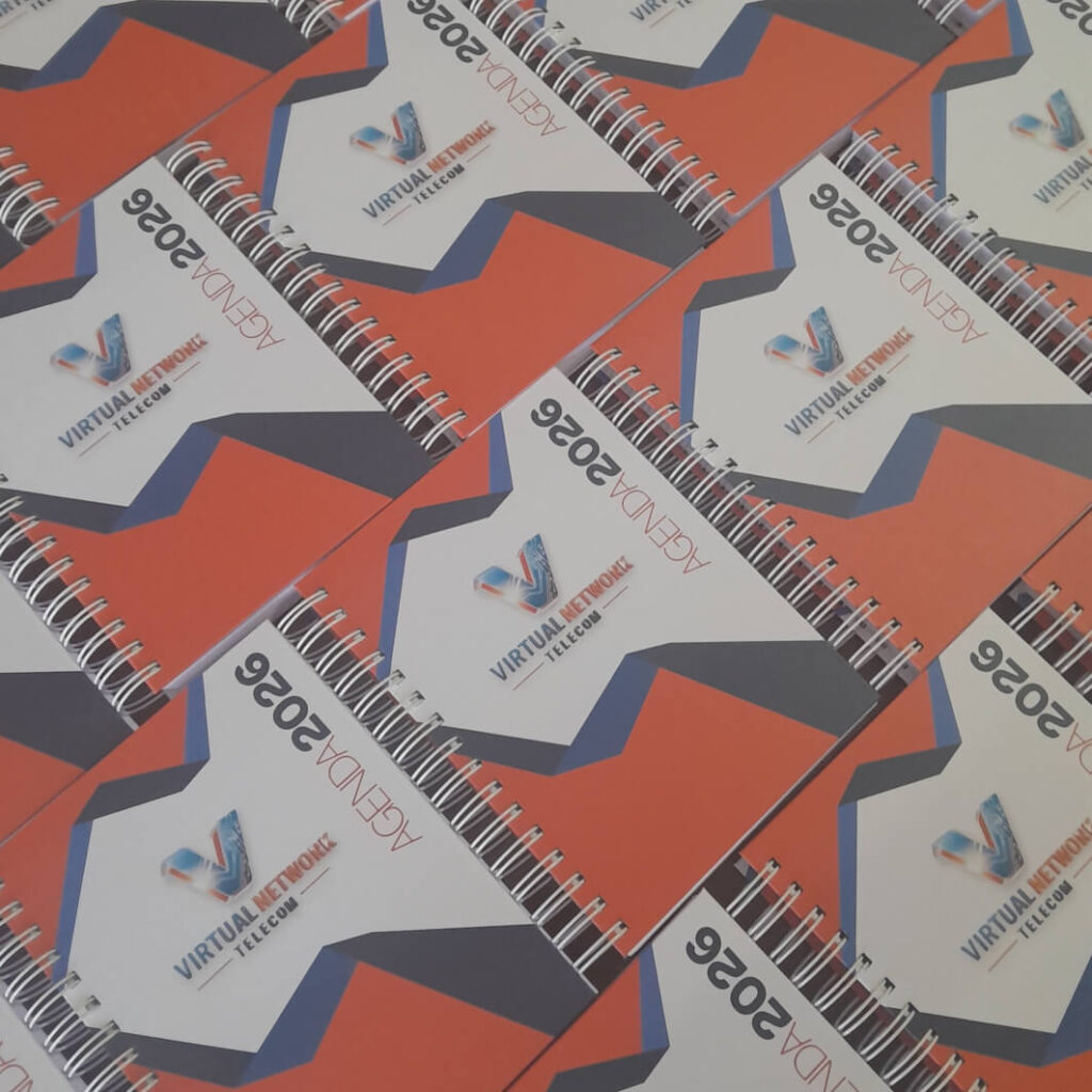 Cadernos e agendas personalizadas para brindes corporativos no Brasil