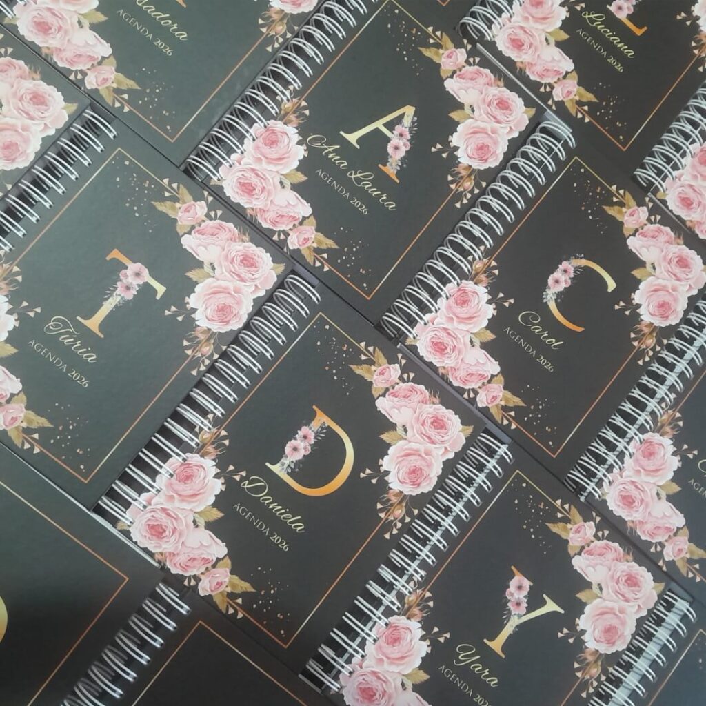 Cadernos e agendas personalizadas para brindes corporativos no Brasil